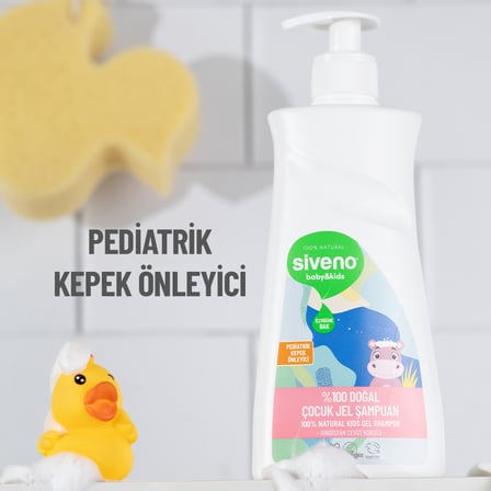 siveno  yenidoğan bebek çocuk jel şampuanı saç ve vücut konak önleyici 325 ml