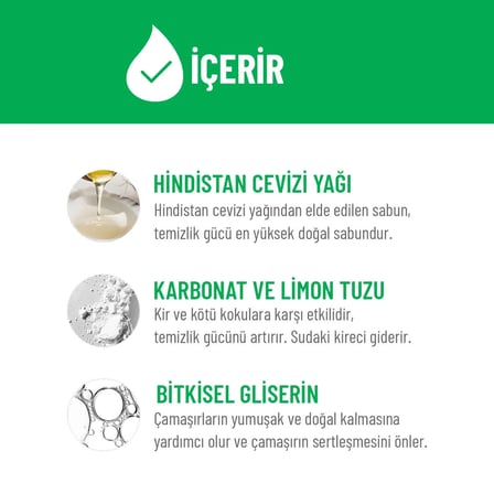 Siveno  Doğal Bebek Çamaşır Sabunu Kendinden Yumuşatıcılı Bitkisel Deterjan Vegan 1000 Ml
