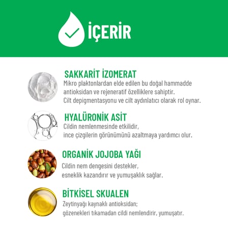 Siveno %100 Doğal Yüz Kremi Beyazlatıcı Anti-blemis Aydınlatıcı Canlandırıcı etkili 30 ml
