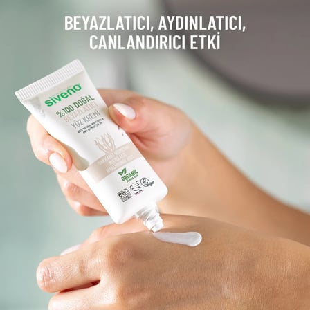 Siveno %100 Doğal Yüz Kremi Beyazlatıcı Anti-blemis Aydınlatıcı Canlandırıcı etkili 30 ml