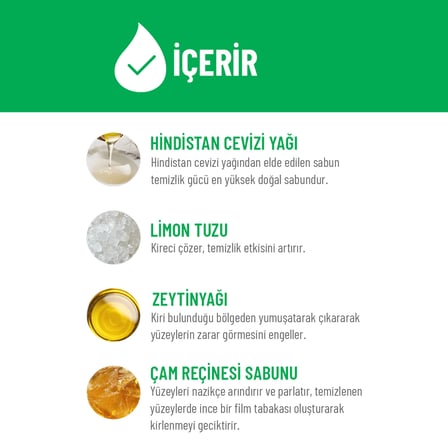 Siveno %100 Doğal Yüzey Temizleyici Bitkisel Leke Çıkarıcı Arındırıcı Mermer Fayans Ahşap Yüzeyler 500 ml