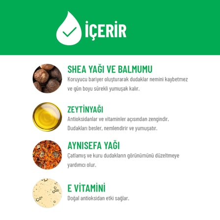 Siveno %100 Doğal Dudak Koruyucu Bal Bitkisel Lipbalm Dudak Kremi Nemlendirici Parlatıcı Onarıcı 6 G