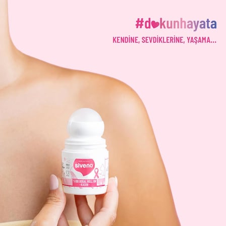 Siveno  Roll On Kadın Deodorant Ter Kokusu Önleyici Bitkisel Leke Bırakmayan Vegan 50 Ml
