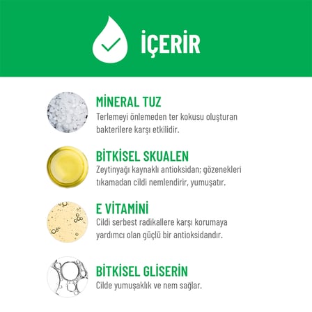 Siveno %100 Doğal Roll On Teen Girl Genç Kız Deodorant Ter Kokusu Önleyici Bitkisel Lekesiz Vegan 50 ml