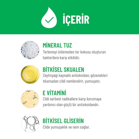 Siveno %100 Doğal Roll-on Sportif Sporcu Deodorant Ter Kokusu Önleyici Bitkisel Lekesiz Vegan 50 ml