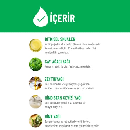 Siveno %100 Doğal Yüz Temizleme Köpüğü Yağlı Ciltler İçin Makyaj Siyah Nokta Vegan 100 ml