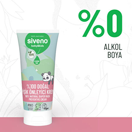 %100 Doğal Bebek Pişik Önleyici Jel Krem Çinko PCA Yenidoğan Hassas Onarıcı Bakım Kremi 50 ml