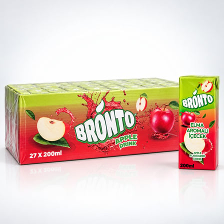 bronto Elma Aromalı İçecek 200 Ml x27 Adet