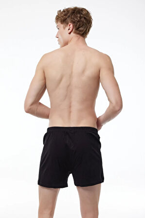 Erkek Gri Geniş Kalıp Büyük Beden Boxer %100 Pamuk Battal Boy Mb24 4xl/5xl/6xl/7xl