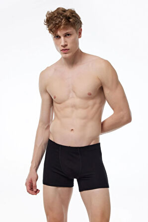 Görünmez Boxer Erkek Ten Rengi 3 Lü Paket Likralı Modal Iç Göstermeyen Boxer Mb58