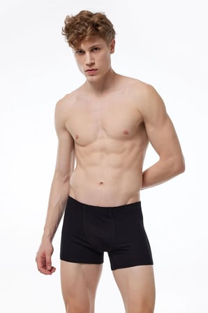 Görünmez Boxer Erkek Ten Rengi 3 Lü Paket Likralı Modal Iç Göstermeyen Boxer Mb58