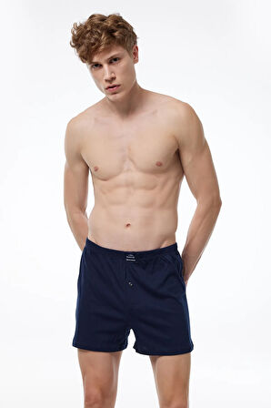Erkek Gri Geniş Kalıp Büyük Beden Boxer %100 Pamuk Battal Boy Mb24 4xl/5xl/6xl/7xl