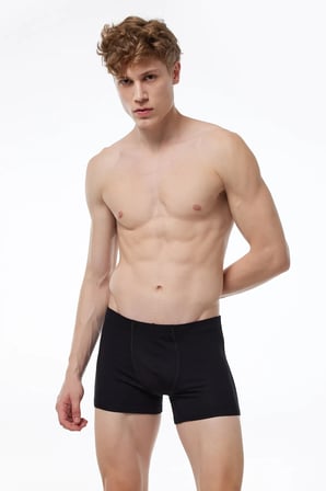 Görünmez Boxer Erkek Ten Rengi 3 Lü Paket Likralı Modal Iç Göstermeyen Boxer Mb58