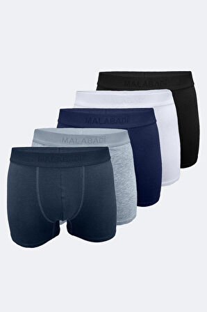 Erkek Siyah 5 Li Paket Milan Modal Boxer Mb14