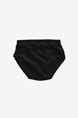 Erkek Çocuk Beyaz 12 Li Paket %100 Pamuk Ribana Slip Külot 203-e