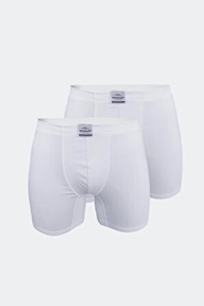 Malabadi 073 - 2' Li Paket Erkek Likralı %95 Pamuk Uzun Boxer