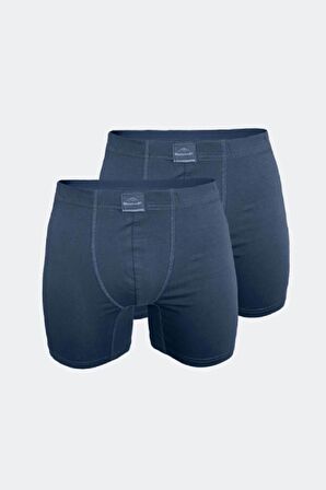 Malabadi 073 - 2' Li Paket Erkek Likralı %95 Pamuk Uzun Boxer