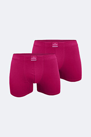 Erkek Desenli 2 li Pamuk Elastan Boxer 074
