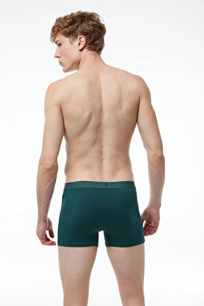 Erkek Gri 2 Li Pamuk Elastan Boxer 075