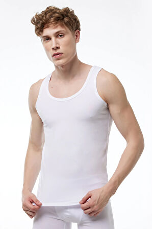 Erkek Siyah 2 Li Paket Pamuk Elastan Atlet 090