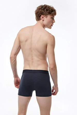 Erkek Siyah 5 Li Paket Milan Modal Boxer Mb14