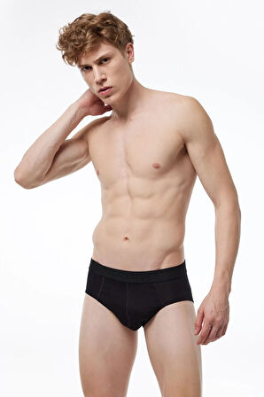 Siyah Erkek 5 Li Modal Slip Külot 052
