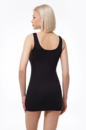 Kadın Siyah Beyaz Lacivert 3 lü Paket Modal Uzun Atlet 148