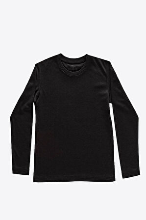 Unisex Çocuk Ekru Uzun Kollu Viloft Termal Üst Içlik 405