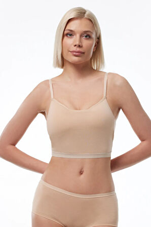 Kadın Siyah Modal Kaplı Büstiyer 823