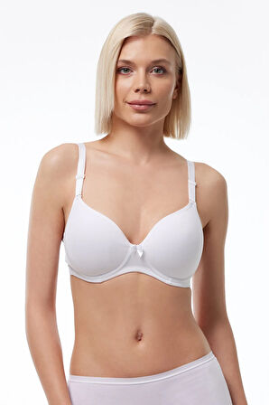 Kadın Ten Rengi Kaplı Balensiz Pamuklu Sütyen 825