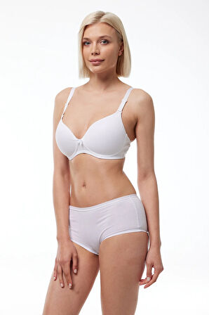 Kadın Ten Rengi Kaplı Balensiz Pamuklu Sütyen 825