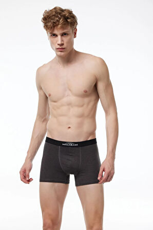 Erkek Füme Pamuk Elastan Boxer 075