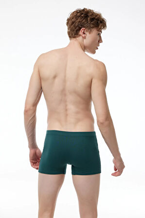 Erkek Desenli Pamuk Elastan Boxer 1M074