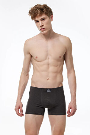 Erkek Desenli Pamuk Elastan Boxer 1M074