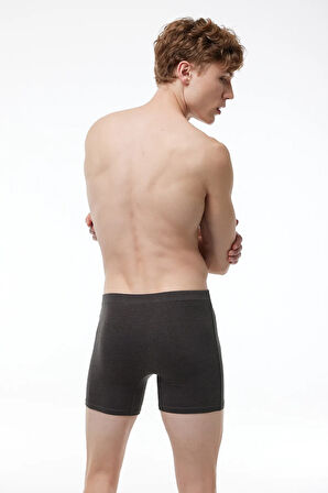 Erkek Desenli Pamuk Elastan Uzun Boxer 073
