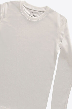 Unisex Çocuk Siyah Uzun Kollu Viloft Termal Üst Içlik 90405