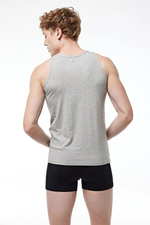 Erkek Siyah 2 Li Paket Pamuk Elastan Atlet 090