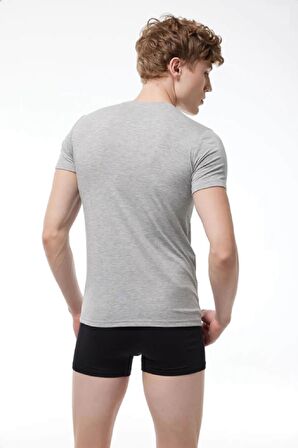 Malabadi 093 - 2'li Ekonomik Paket USA ( Bisiklet ) Yaka T-shirt & Fanila