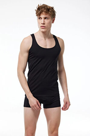 Görünmez Atlet Erkek Ten Rengi Ince Askılı Iz Yapmayan Modal Atlet 013