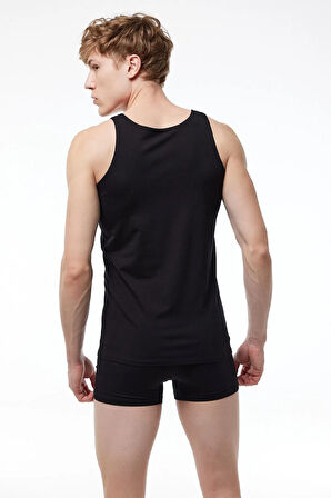 Görünmez Atlet Erkek Ten Rengi Ince Askılı Iz Yapmayan Modal Atlet 013