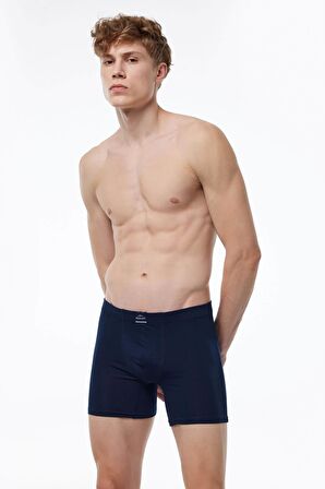 Malabadi 073 Erkek Likralı %95 Pamuk Uzun Boxer