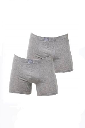 Malabadi 073 - 2' Li Paket Erkek Likralı %95 Pamuk Uzun Boxer