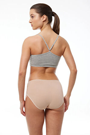 Kadın Siyah 3 Lü Paket Pamuk Elastan Dantelli Yüksek Bel Slip Külot 150