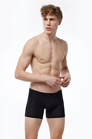 Erkek Lacivert Micro Modal Boxer 909