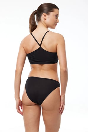 Kadın Siyah 6 Lı Paket Modal Bikini Slip Külot 155