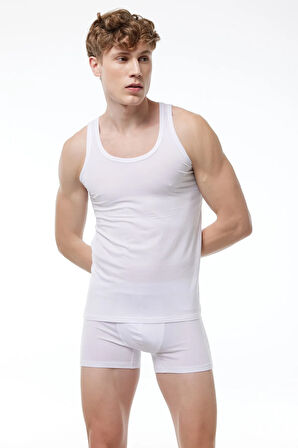 Erkek Siyah Üst Seviye Micro Modal Atlet 910