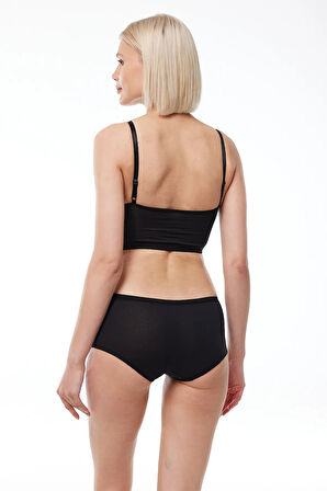 Kadın Lacivert 6 Lı Paket Geniş Kenarlı Iz Yapmayan Modal Külot 1906