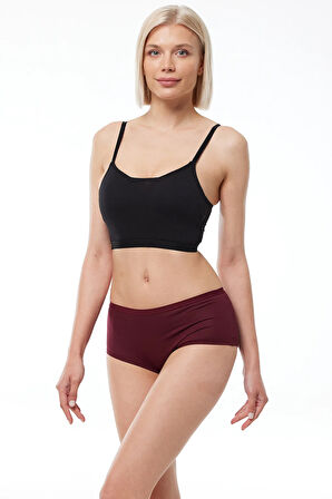 Kadın Lacivert 6 Lı Paket Geniş Kenarlı Iz Yapmayan Modal Külot 1906