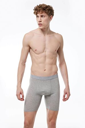 Malabadi 019 - Erkek Uzun Paçalı Modal Boxer ( Kemerli Bel Lastiği )