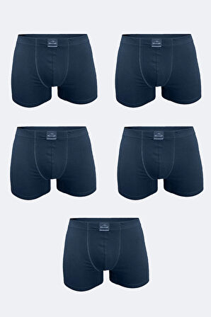 Erkek Desenli 5 li Pamuk Elastan Boxer 5M074